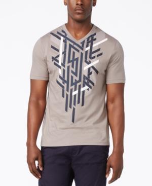 Sean John Men's Tetris Linear Graphic Print T-shirt