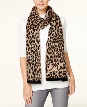 Kate Spade New York Brushed Leopard Print Scarf