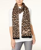 Kate Spade New York Brushed Leopard Print Scarf