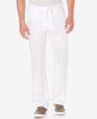 Perry Ellis Men's Linen Drawstring Pants