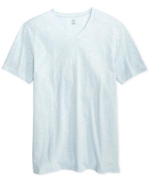 Inc International Concepts Contrast-stitch V-neck T-shirt, Only At Macy's