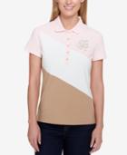 Tommy Hilfiger Colorblocked Polo Top, Created For Macy's