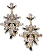 I.n.c. Extra Large Gold-tone Crystal Statement Earrings, 2.75, Created For Macy's