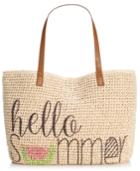 Style & Co. Summer Straw Tote, Only At Macy's
