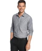 Alfani Shirt, Slim Fit Long Sleeve Biface Colorblock Shirt