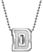 Little Collegiate By Alex Woo Dartmouth Pendant Necklace In Sterling Silver