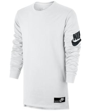 Nike Men's Futura Long-sleeve Cotton T-shirt