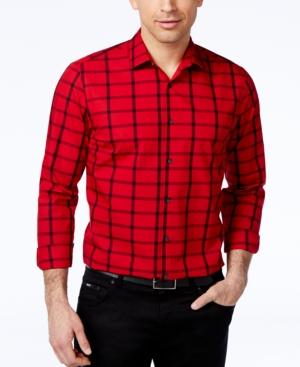 Alfani Men's Slim Long-sleeve Shirt, Only At Macy's