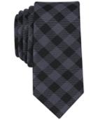 Bar Iii Men's Coronie Plaid Skinny Tie, Created For Macy's