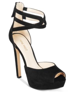 Nine West Voretta Two-piece Platform Pumps Women's Shoes