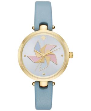 Kate Spade New York Women's Holland Violet Sky Leather Strap Watch 34mm Ksw1231