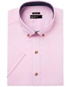 Bar Iii Men's Wear Me Out Slim-fit Stretch Easy Care Short Sleeve Dress Shirt, Only At Macy's