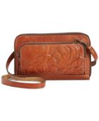 Patricia Nash Tooled Andria Zip Around Crossbody