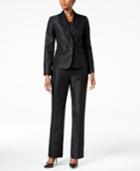 Le Suit 3-pc. Two-button Striped Pantsuit