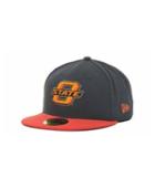 New Era Oklahoma State Cowboys 2 Tone Graphite And Team Color 59fifty Cap