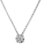 Effy Final Call Diamond Cluster Pendant Necklace (1/4 Ct. T.w.) In 14k White Gold