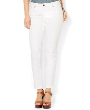 Lauren Jeans Co. Petite Slim Straight-leg Jeans