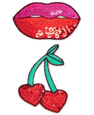 Celebrate Shop 2-pc. Heart Cherries Sequined Handbag Patch Set