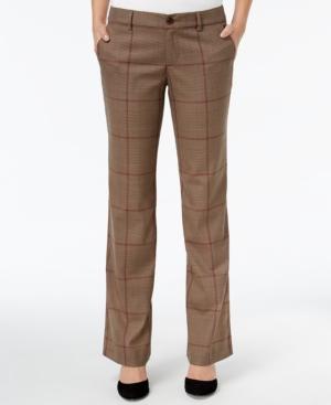 Tommy Hilfiger Glen Plaid Pants, Only At Macy's