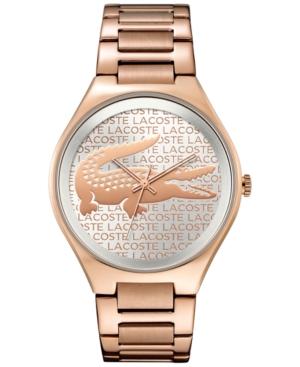 Lacoste Women's Valencia Rose Gold-tone Ion-plated Stainless Steel Bracelet Watch 38mm 2000929