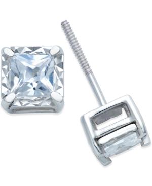 Diamond Stud Earrings (3/4 Ct. T.w.) In 14k White Gold