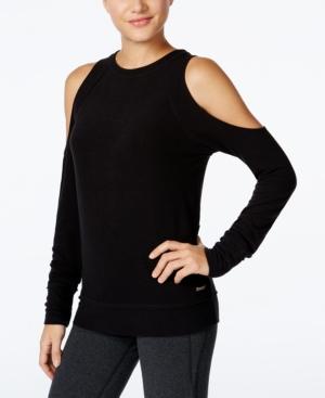 Calvin Klein Performance Cold-shoulder Top