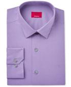 Alfani Men's Slim-fit Stretch Purple Pindot Dress Shirt, Only At Macy's