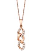 Le Vian Diamond Pendant Necklace (3/8 Ct. T.w.) In 14k Rose Gold