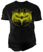Changes Men's Batman Outline Cotton Graphic-print Logo T-shirt