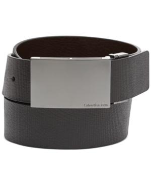 Calvin Klein Reversible Line Embossed Belt