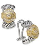 Diamond Drop Earrings (1/4 Ct. T.w.) In 14k Gold-plated Sterling Silver