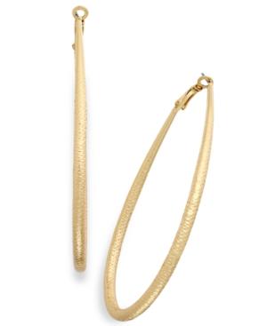 Thalia Sodi Diamond-cut Teardrop Hoop Earrings, Only At Macy's