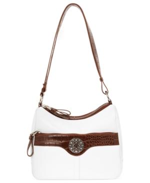 Giani Bernini Handbag, Glazed Leather Hobo