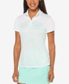 Pga Tour Floral-print Performance Golf Top