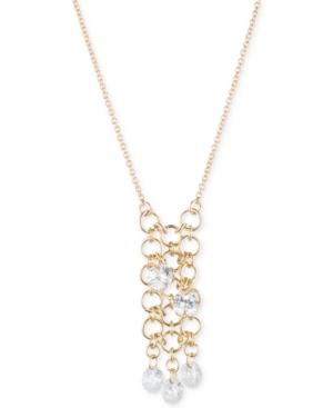 Lonna & Lilly Gold-tone Cubic Zirconia Statement Necklace