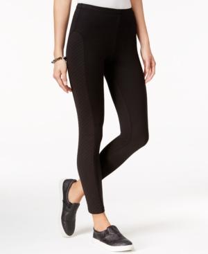 Material Girl Quilt-detailed Leggings, Only At Macy's