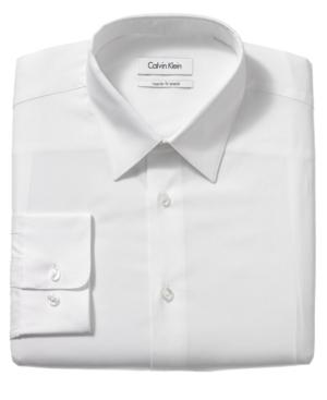 Calvin Klein Dress Shirt, Textured Comfort Solid
