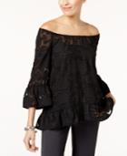 Style & Co Convertible Burnout Top, Created For Macy's