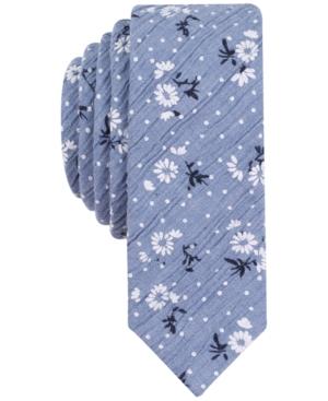 Nautica Men's Larno Floral Skinny Tie