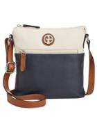 Giani Bernini Colorblock Leather Crossbody, Created For Macy's