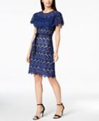 Calvin Klein Ruffled Lace & Ribbon Dress