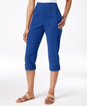 Alfred Dunner Petite Pull-on Capri Pants