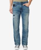 Buffalo David Bitton Men's Fred-x Relaxed-fit Ripped Jeans