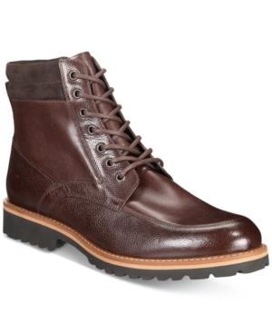 Alfani Men's Trent Moc-toe Utility Boots, Created For Macys Men's Shoes