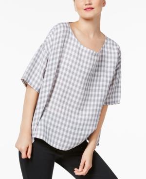 Eileen Fisher Organic Linen Printed Top