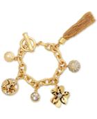 Guess Gold-tone Exotic Charm Bracelet