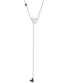 Swarovski Rose Gold-tone Crystal Mickey Mouse 15-3/4 Lariat Necklace