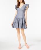 Jill Jill Stuart Ruffled Denim Dress, Created For Macy's