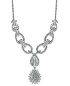 Diamond Necklace, 14k White Gold Diamond Pendant Necklace (1 Ct. T.w.)