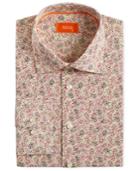 Tallia Men's Fitted Floral-print Dress Shirt